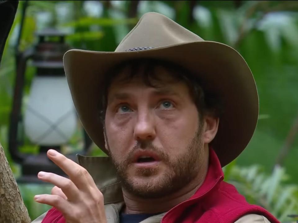 Seann Walsh on ‘I’m a Celebrity' (ITV)