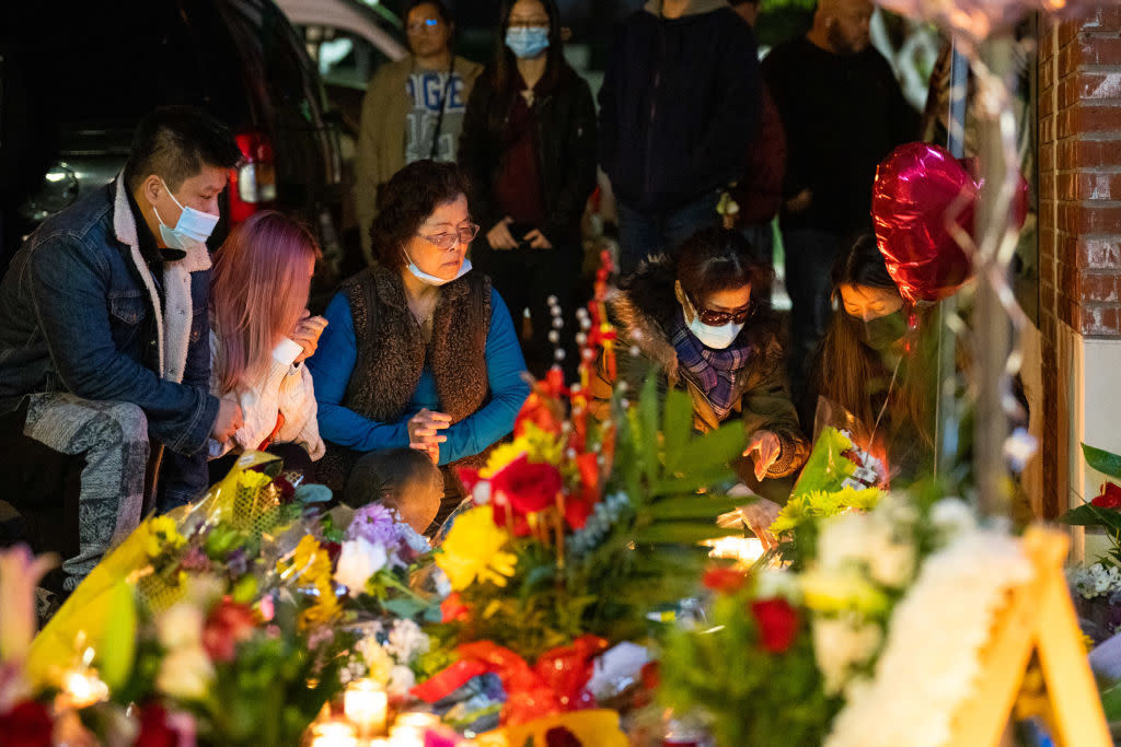 People Mourn For Victims Of Mass Shooting In Monterey Park