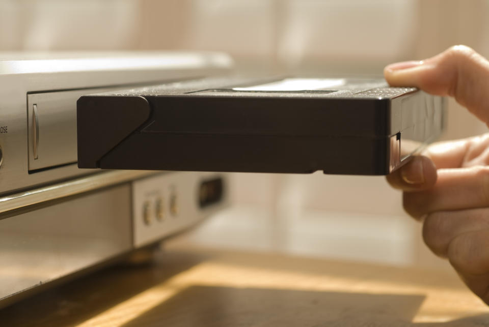 Who still has a VHS player. Photo: Getty