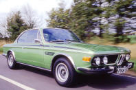 <p>BMW has developed so many models since this E9 coupe, but few have achieved such arresting elegance. Recent BMWs have hinted at the reverse rake nose, but the thin-pillared glasshouse isn’t possible today.</p>