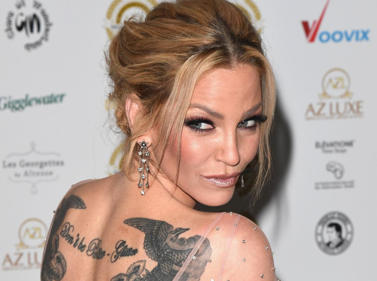 Sarah Harding has died aged 39 after battling breast cancer. (Getty Images)