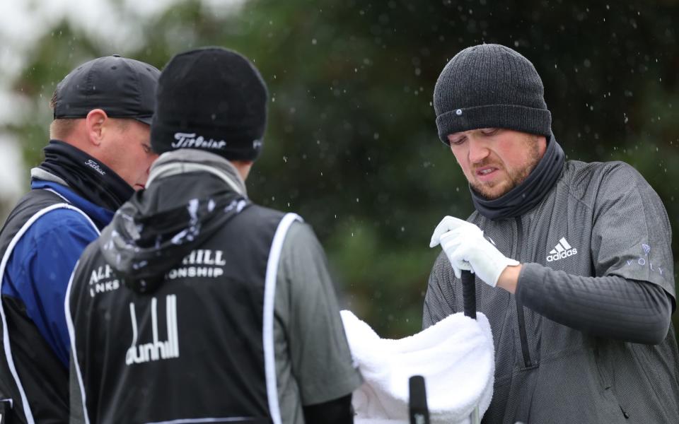 Richard Mansell - Atrocious conditions at Dunhill Links sees 34 pros in 168-man field fail to break 80 in second round - GETTY IMAGES