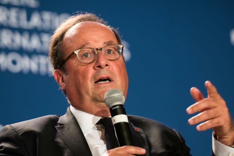 The former French leader denied any conflict of interest with Reliance Group, which partially financed a film by his girlfriend Julie Gayet in 2016