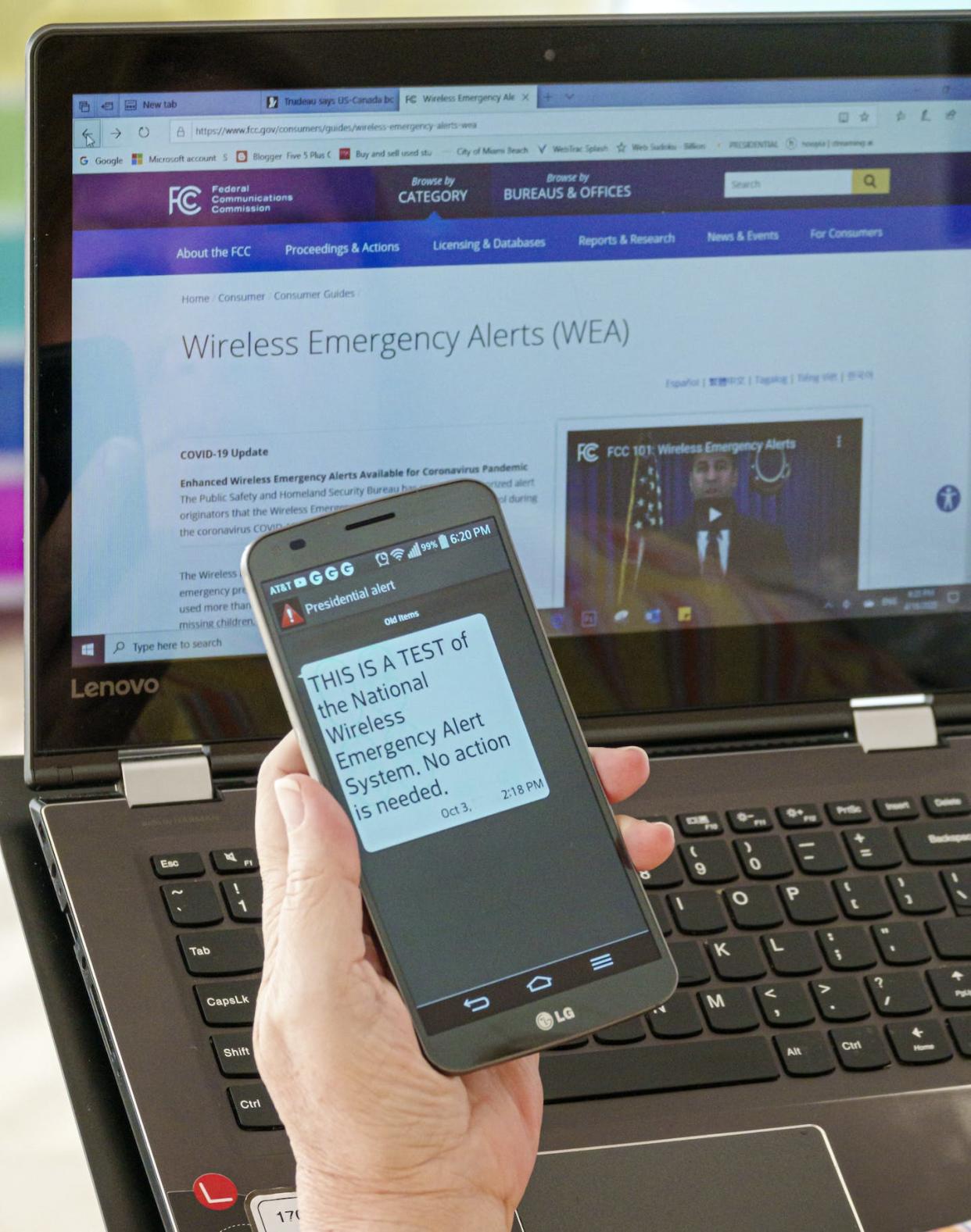 Nationwide test of Wireless Emergency Alert system could test people's