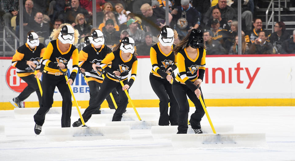 Nice buckets. (Joe Sargent/NHLI via Getty Images)