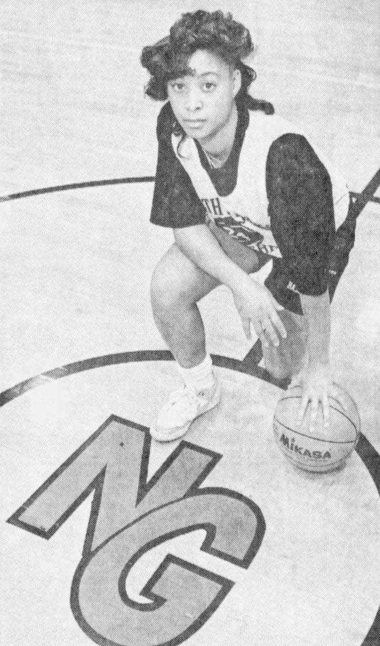 Former North Gaston basketball standout and 2023 Gaston County Sports Hall of Fame inductee Chastity Friday.