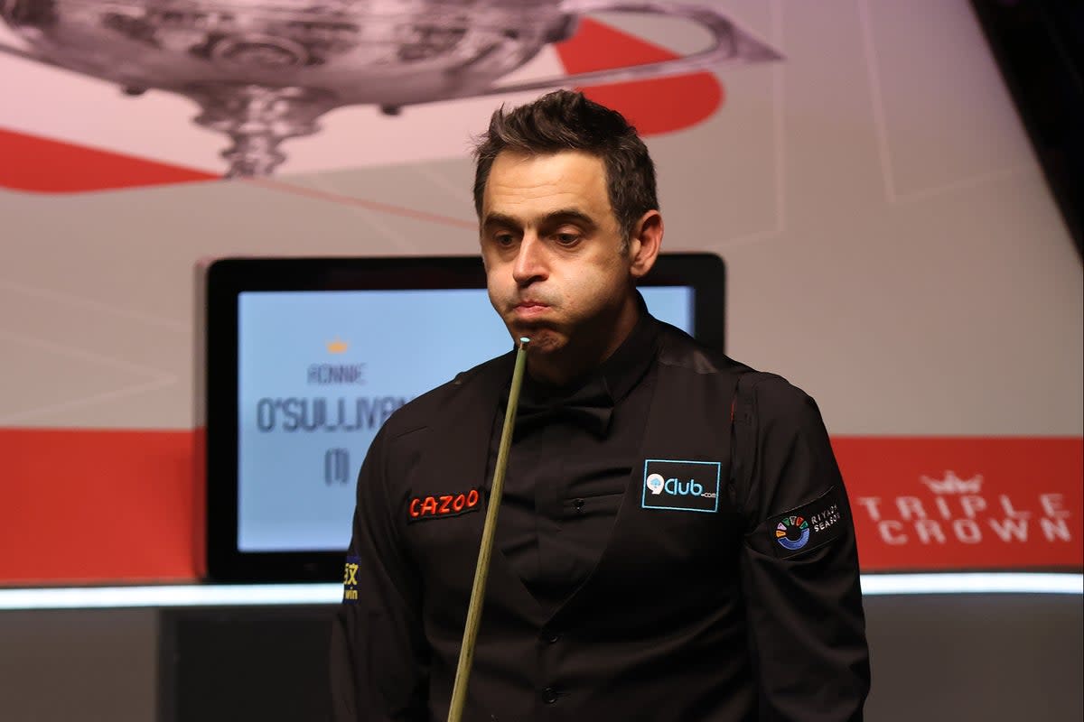 Ronnie O’Sullivan was beaten by Stuart Bingham at the Crucible  (Getty Images)