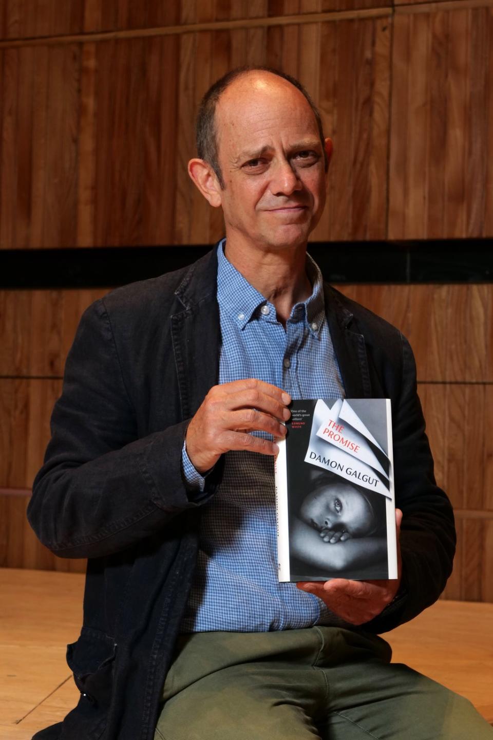 Damon Galgut at the 2021 Booker Prize shortlist readings at the Southbank Centre in London (David Sandison for The Booker Prize)