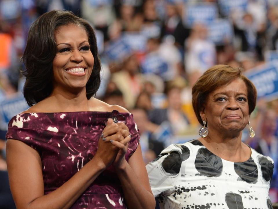First Lady Michelle Obama and her mother Marian Robinson (AFP via Getty Images)