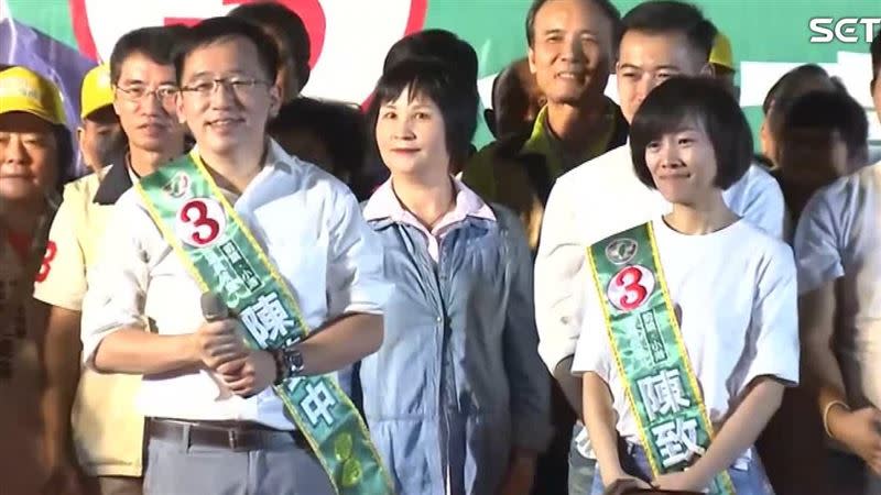 陳水扁駁斥派媳婦黃睿靚（右）參選