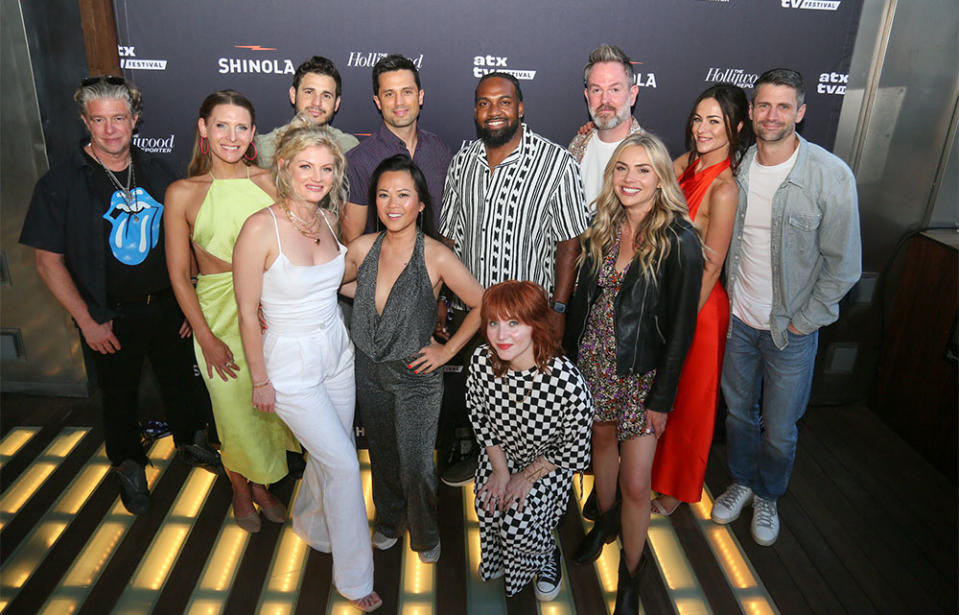 Back Row Rocque Trem, Michelle Lang, Stuart Lafferty, Stephen Colletti, Phoenix Washington, Michael Grubbs, Alexandra Park, James Lafferty. Front Row Cariba Heine, Ngoc Nguyen, Heidi Girard, Karissa Lee Staples