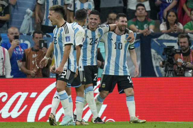 Lionel Messi, Argentina beat Mexico FIFA World Cup Qatar Group C