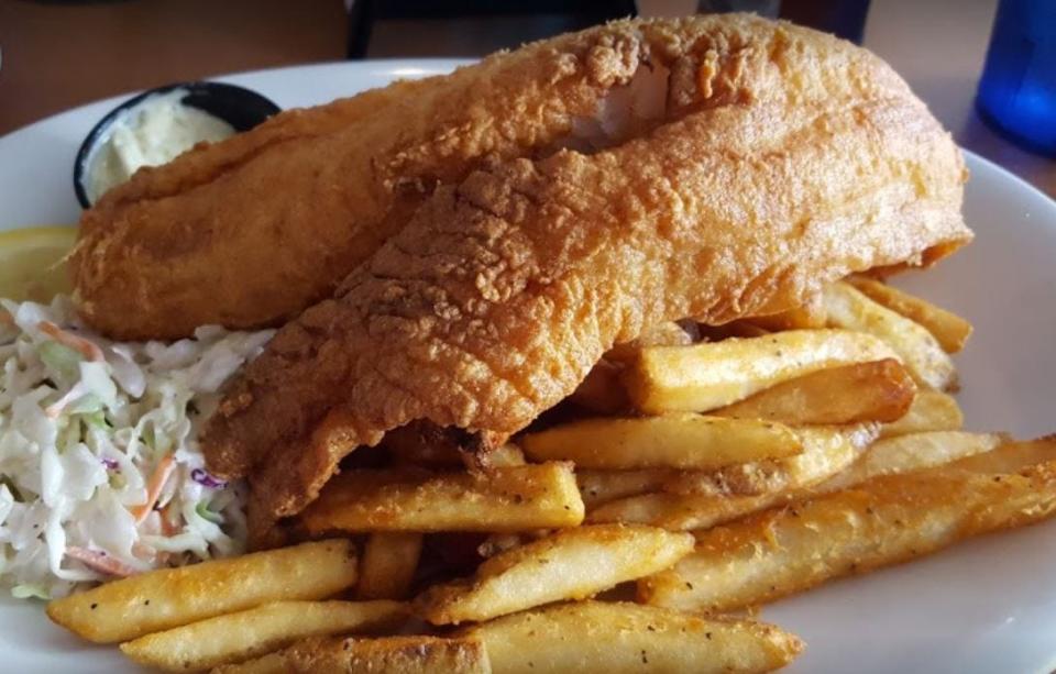 Fish and chips from The Black Whale