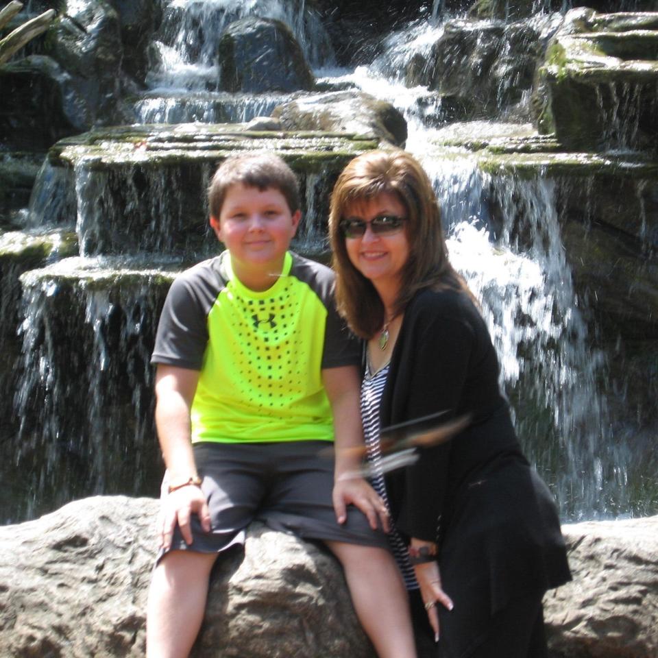 Jordan Smelski and his mother, Shelly Smelski.