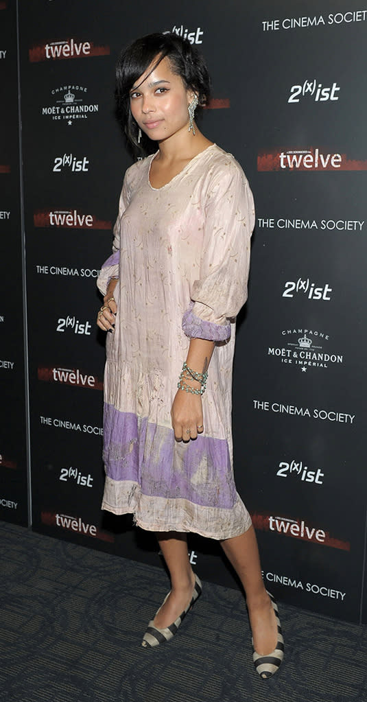 Twelve NY Premiere 2010 Zoe Kravitz