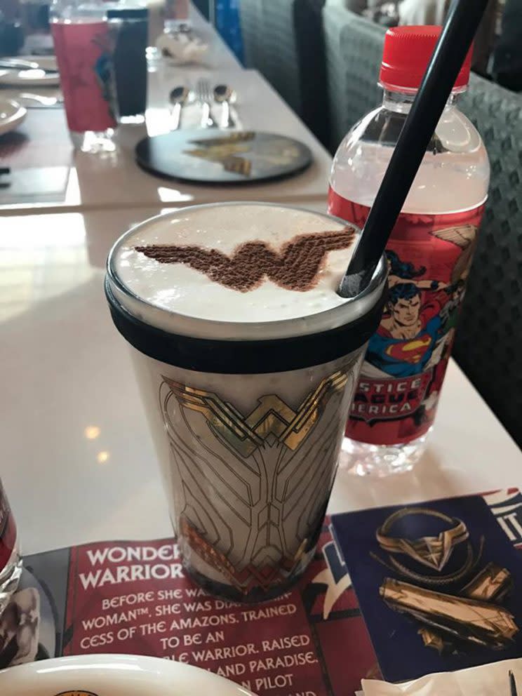 Wonder Woman DC Cafe