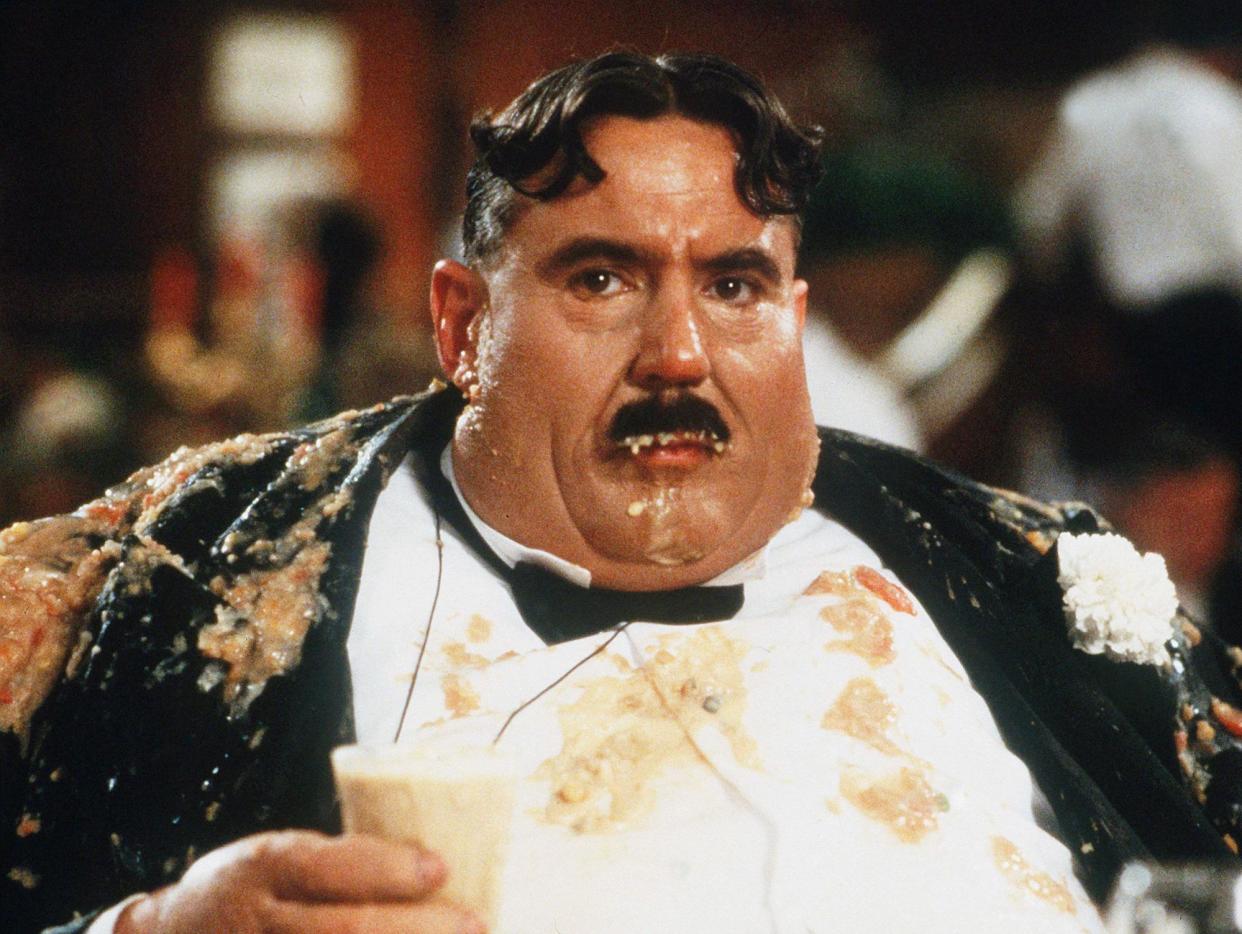 <span>Terry Jones as Mr Creosote in Monty Python’s The Meaning of Life.</span><span>Photograph: Universal/Celandine/Monty Python/Kobal/Rex/Shutterstock</span>