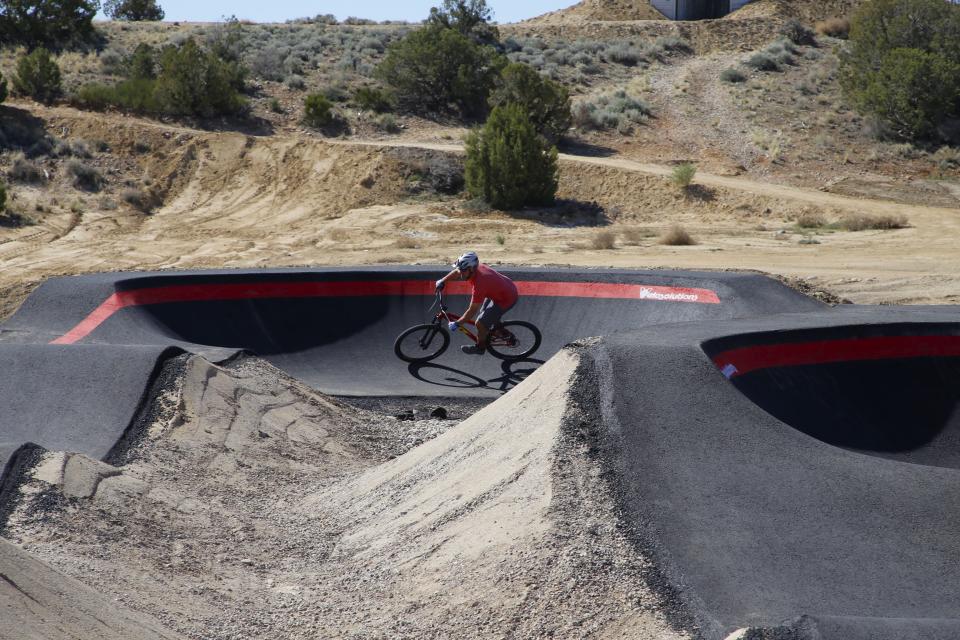 The new San Juan College Bike Park Pump Track was funded by a general obligation bond issue approved by voters in November 2022.