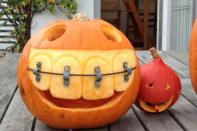 Can you tell this dad is a dentist? Not even holidays like Halloween are safe from dad jokes.