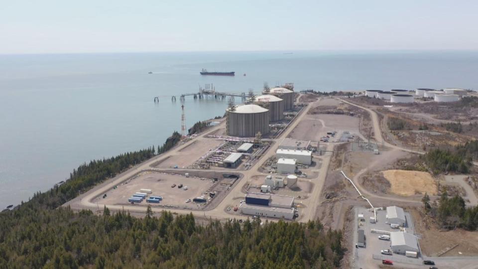 The Canaport LNG import terminal in Saint John, where the city council capped the tax bill at $500,000 in 2015.