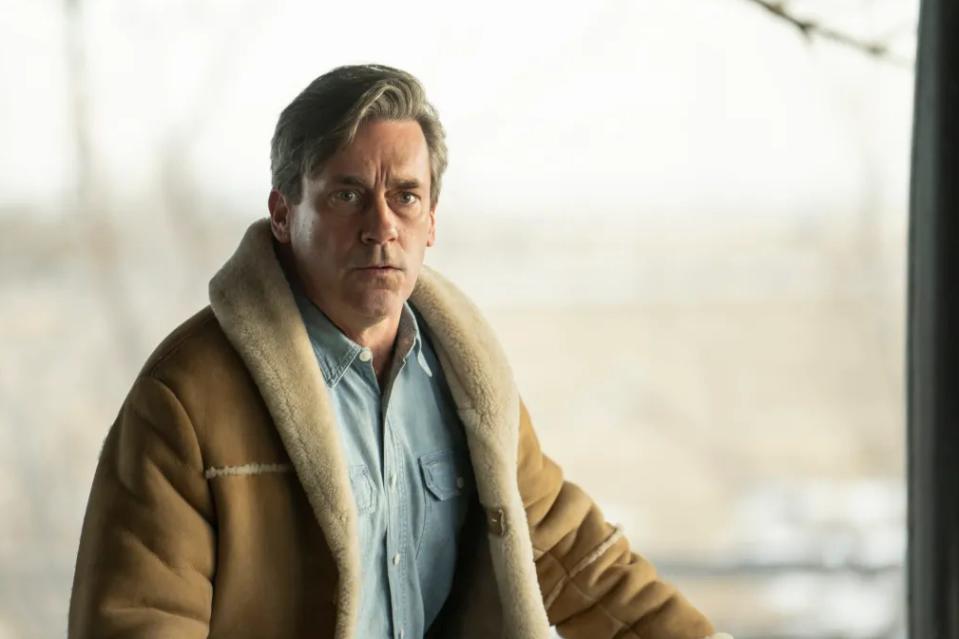 Jon Hamm as Sheriff Roy Tillman in the "Fargo" season five finale.