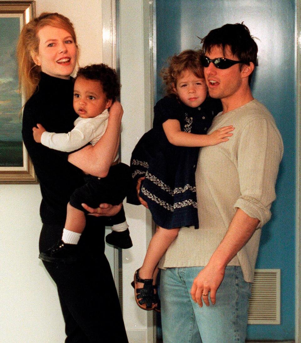 Tom Cruise, Nicole Kidman, and children, Isabella and Connor