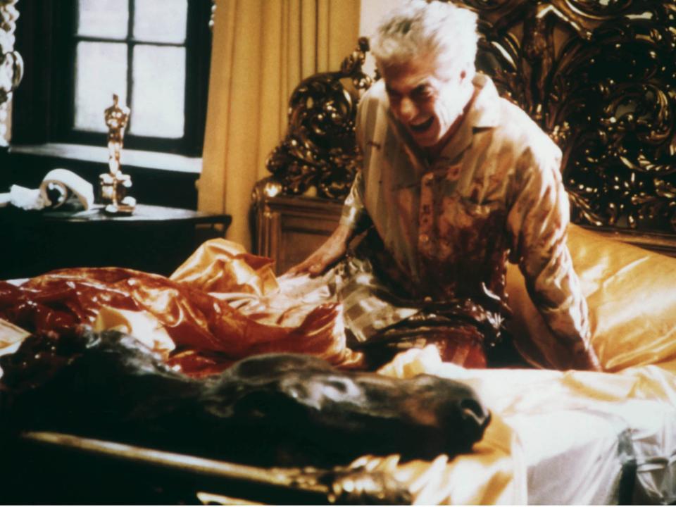 Coppola used a real horse head, delivered from the slaughterhouse of a dog-food factoryRex Features