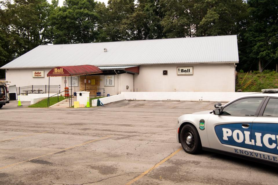 The Ball strip club and the attached Jolly's Sports Bar have been shut down by the Knox County district attorney.