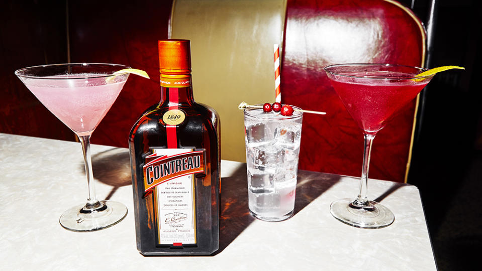 Cointreau and Cosmopolitan at the Long Island Bar in Brooklyn