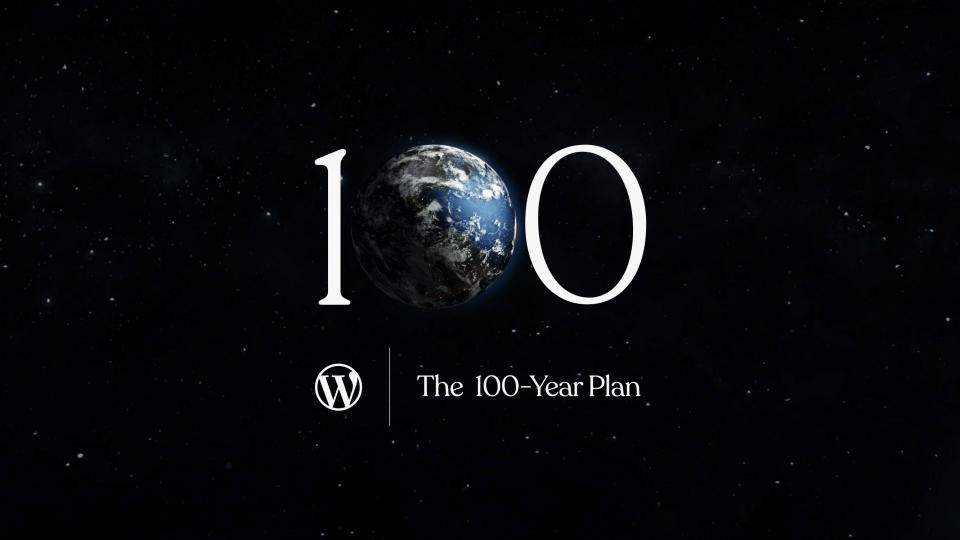  WordPress.com 100-Year Plan 