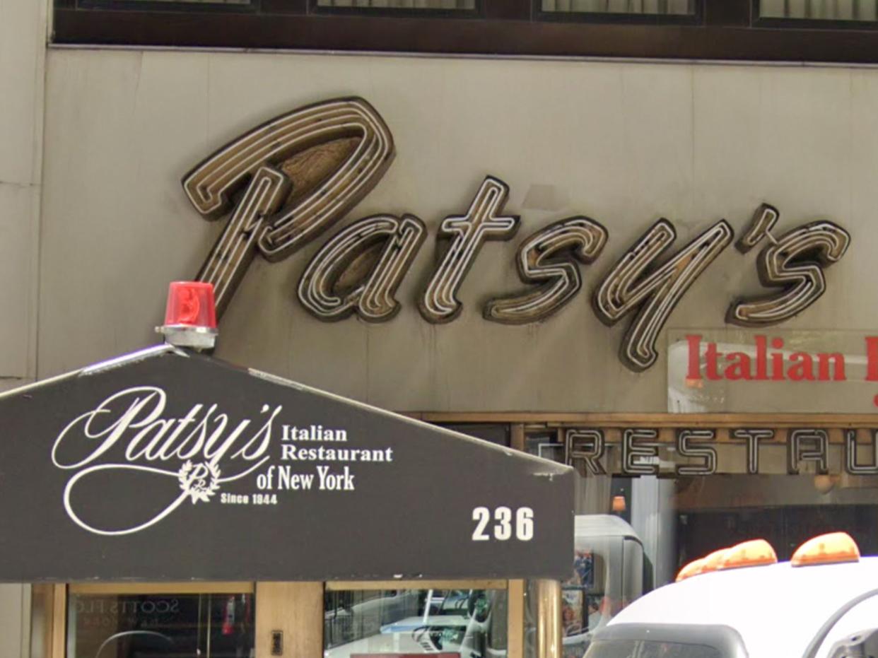 Patsy’s Italian Restaurant in Midtown.