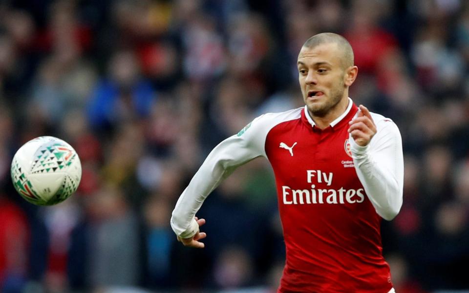 Carabao Cup Final - Arsenal vs Manchester City - Wembley Stadium, London, Britain - February 25, 2018 Arsenal's Jack Wilshere - ACTION IMAGES