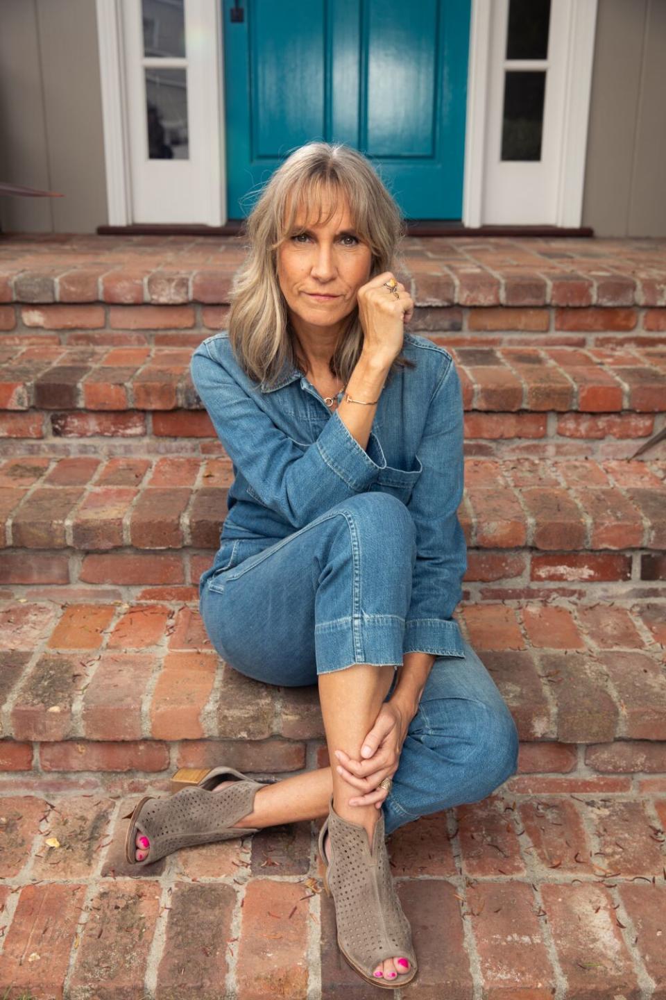 Dana Stevens is photographed at her home in Pacific Palisades, California on October 10, 2022.