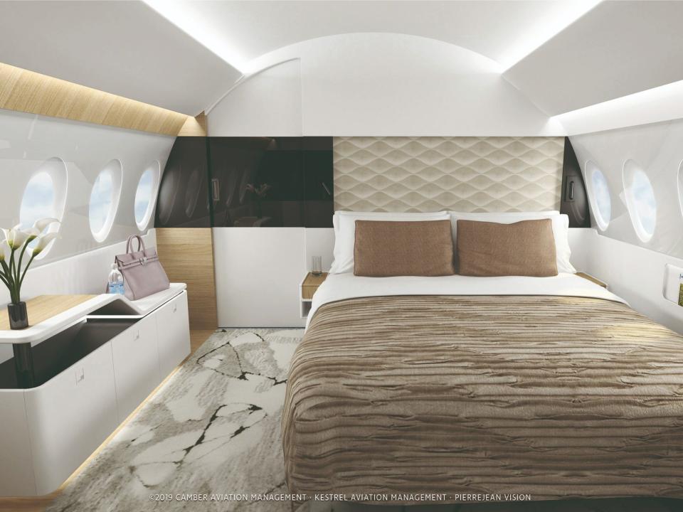 Airbus A220 private jet concept