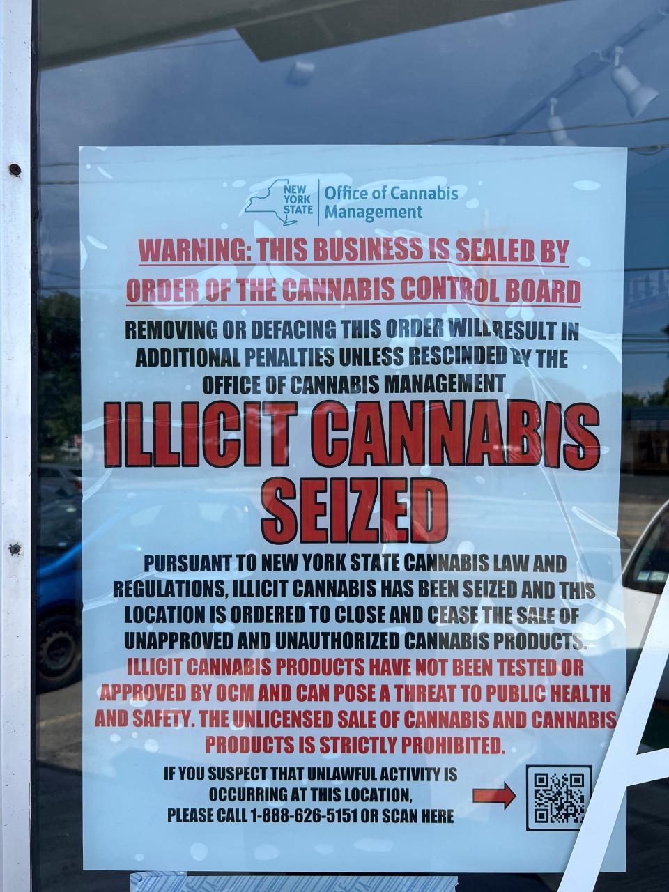 New York authorities shut down nine Rochester shops last month for allegedly selling cannabis products illegally.