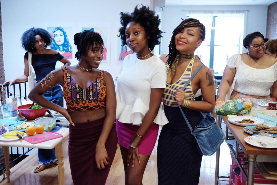 Sister Circle Brunch was created by Destiny Arturet and Alisha Acquaye in response to the need for women and non-binary of color to have a space after the 2016 election.