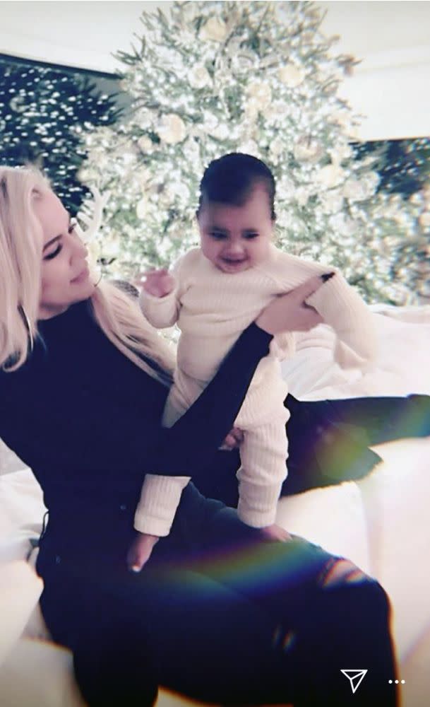 Khloé Kardashian Shares Adorable Holiday Photos of True