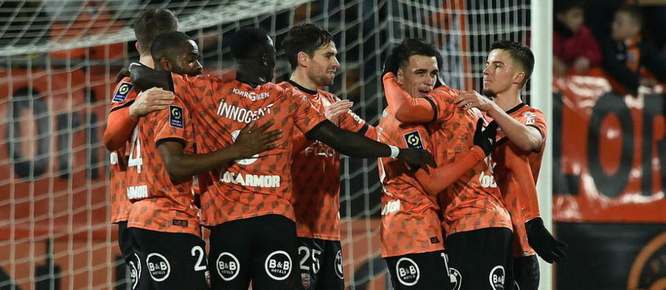 Lorient s'est imposé 2 buts à 1 contre Rennes.  - Credit:FRED TANNEAU / AFP