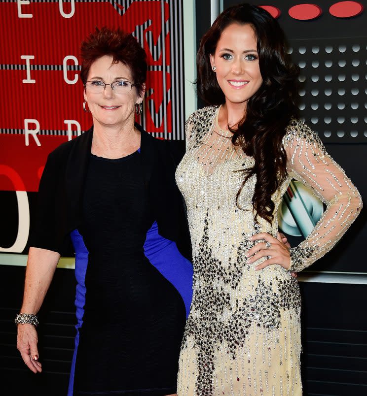 Jenelle Evans, left, and her mother, Barbara Evans, have been battling over custody of Jenelle's 7-year-old son. (Photo: Frazer Harrison/Getty Images)