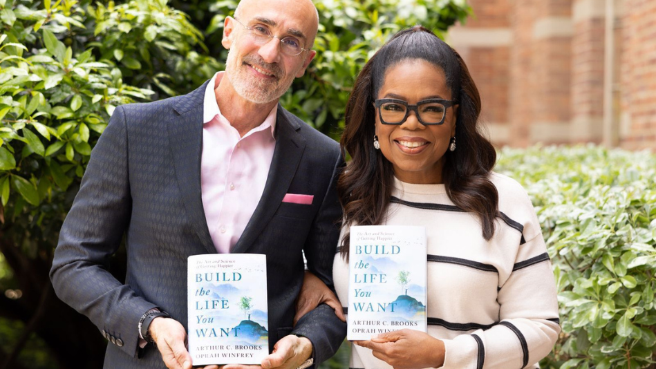 Arthur C. Brooks and Oprah Winfrey released “Build the Life You Want: The Art and Science of Getting Happier” last month. Winfrey first became familiar with the writings and teachings of Harvard "happiness" professor and best-selling author Brooks through his monthly column in The Atlantic.