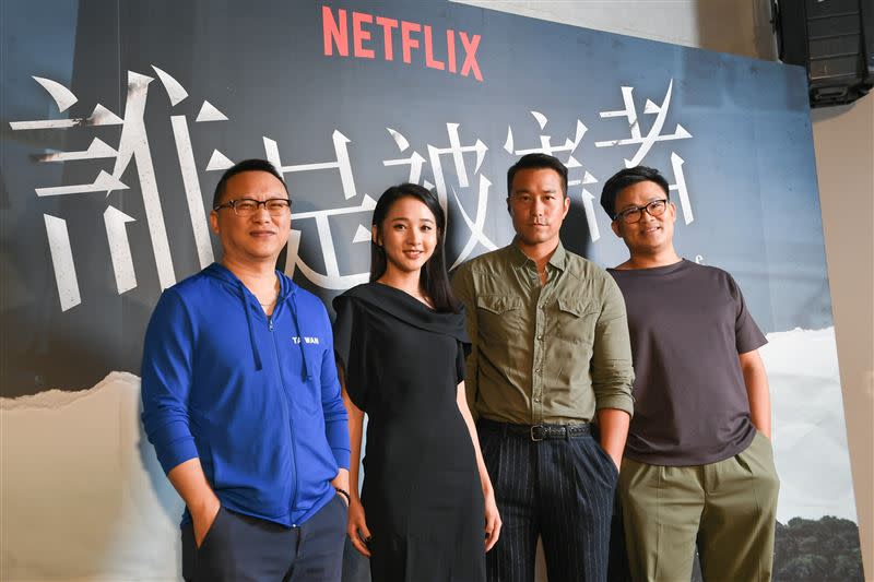 張孝全、李沐分享金鐘心情。（圖／Netflix提供）