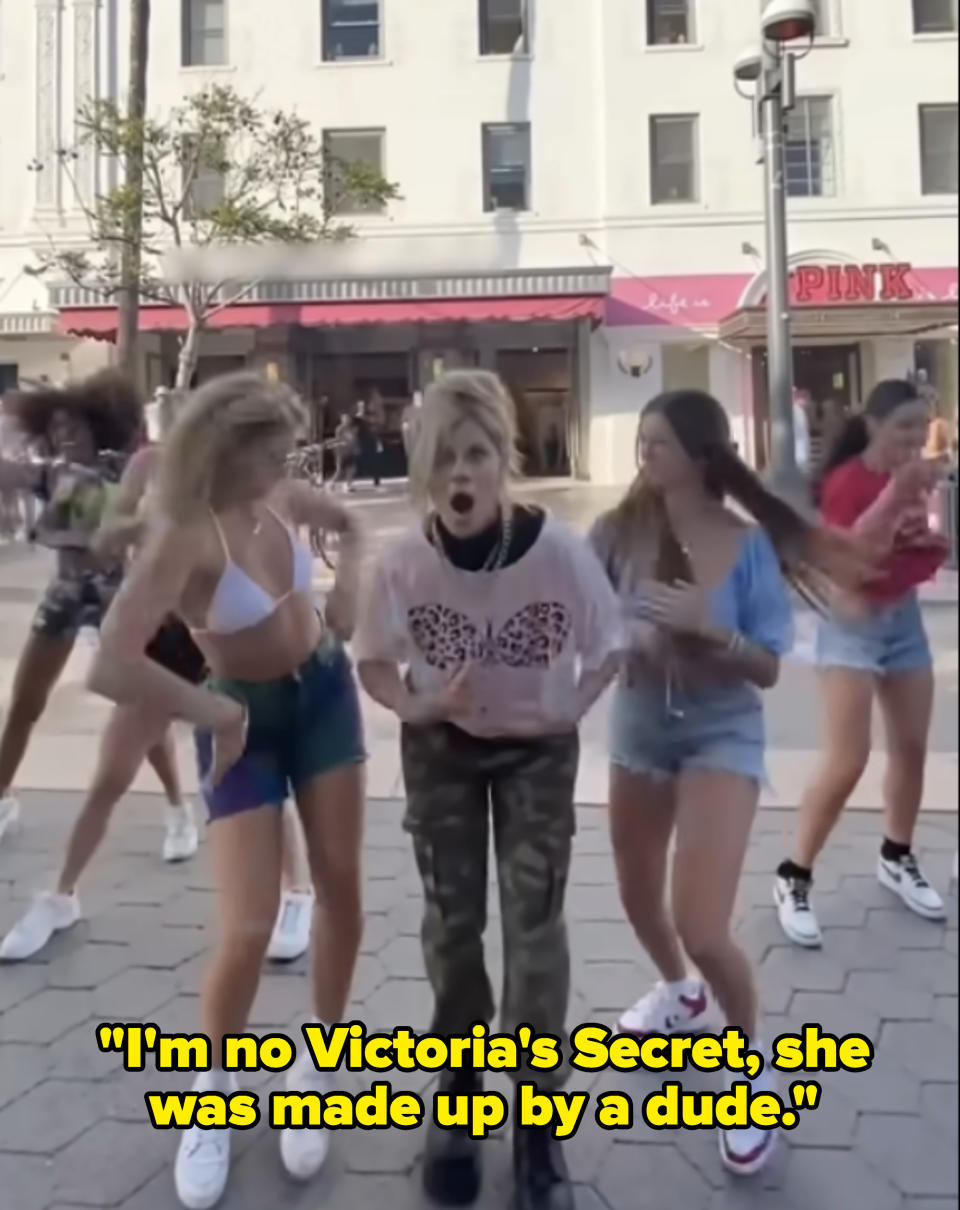 "I'm no Victoria's Secret, she was made up by a dude."