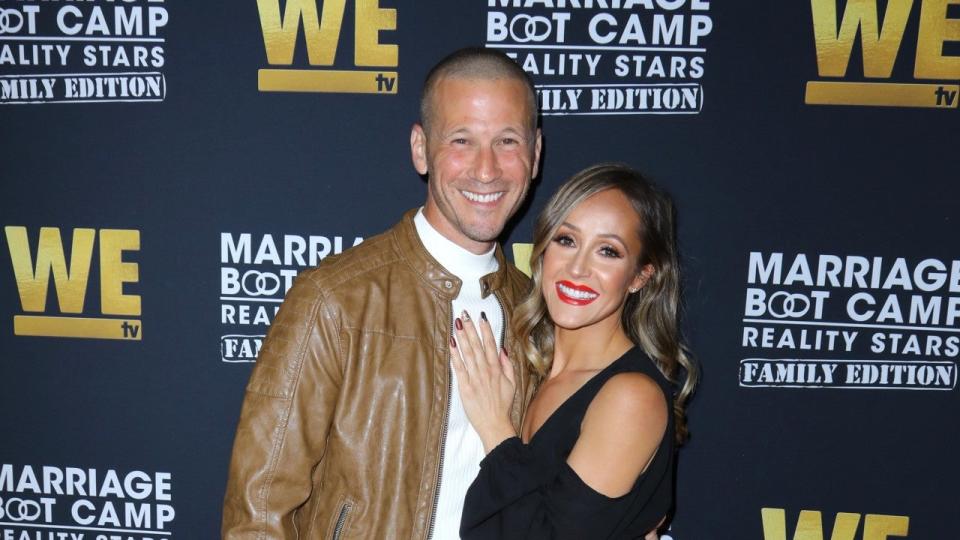 The reality TV star and his wife, Ashley Hebert, shared the news on social media on Sunday.