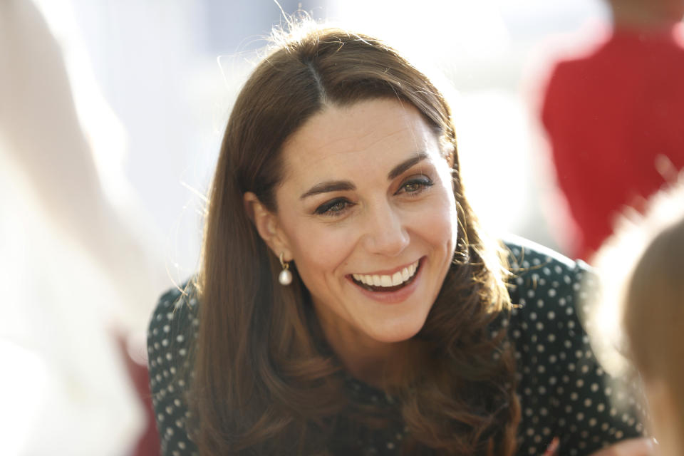 The Duchess of Cambridge at Evelina London Children’s Hospital in December [Photo: PA]