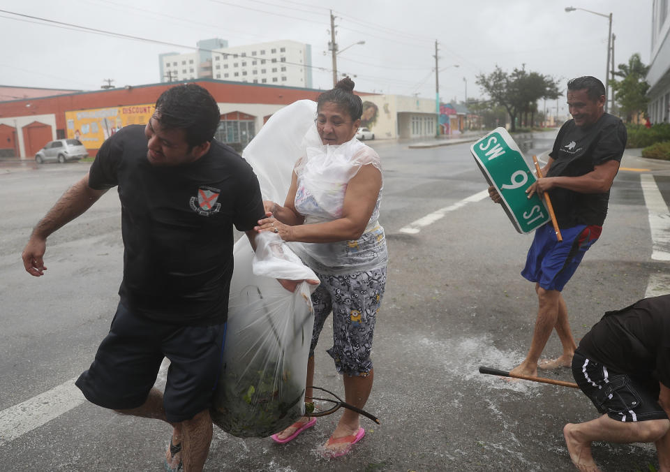 Hurricane Irma pounds Florida