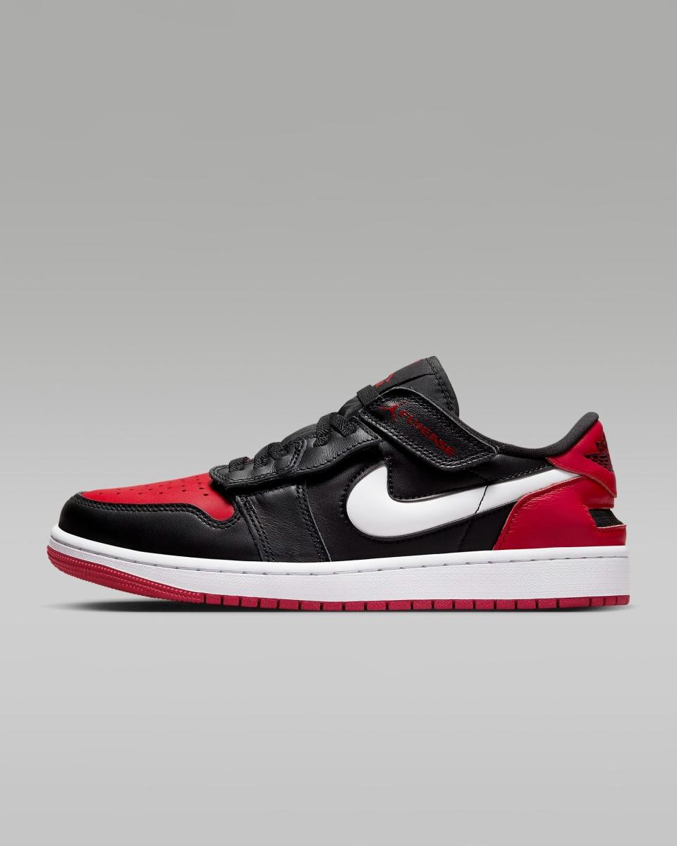 <p><a href="https://go.redirectingat.com?id=74968X1596630&url=https%3A%2F%2Fwww.nike.com%2Ft%2Fair-jordan-1-low-flyease-mens-easy-on-off-shoes-D3wW7l&sref=https%3A%2F%2F" rel="nofollow noopener" target="_blank" data-ylk="slk:Shop Now;elm:context_link;itc:0;sec:content-canvas" class="link ">Shop Now</a></p><p>Air Jordan 1 Low FlyEase</p><p>nike.com</p><p>$91.97</p>