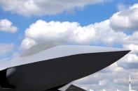 The French-German-Spanish New Generation Fighter (NGF) model is seen during the 53rd International Paris Air Show at Le Bourget Airport near Paris