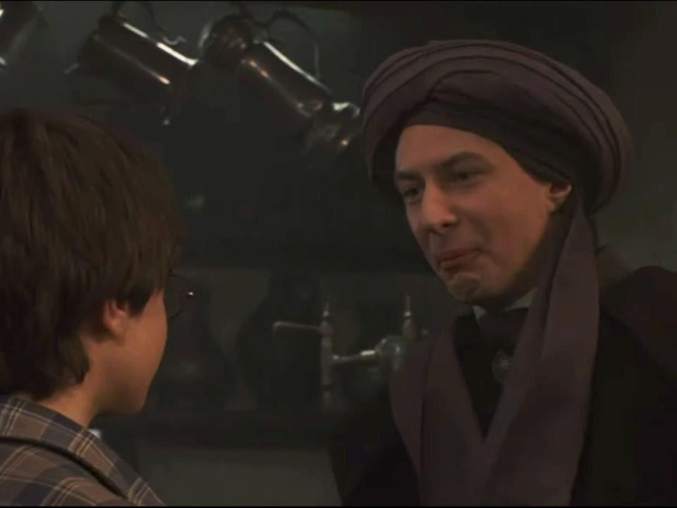 quirrell meeting harry potter