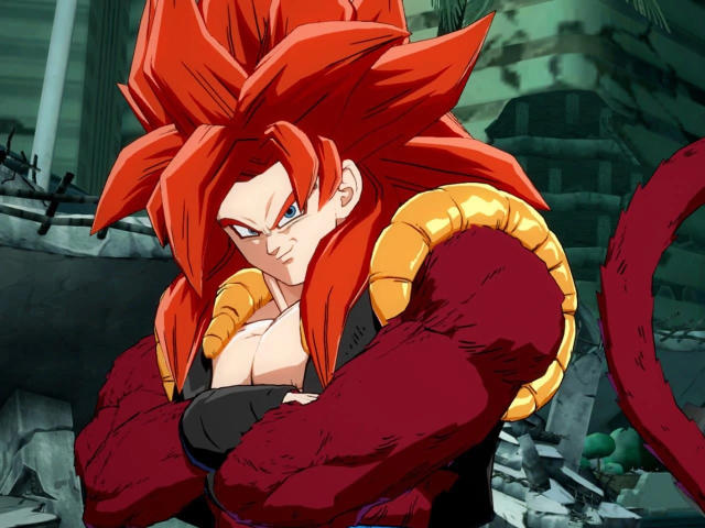 Gogeta SSJ4 by Pablo Riquelme