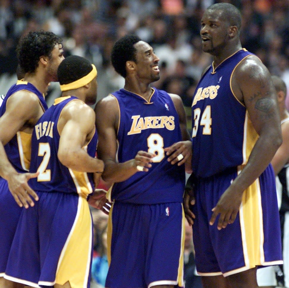 kobe bryant shaq derek fisher